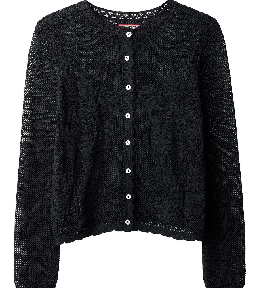 Black Lace Cardigan