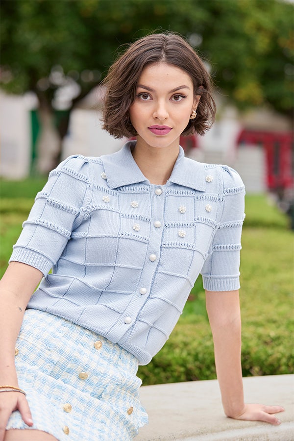 Betsy Embellished Short Sleeve Cardigan