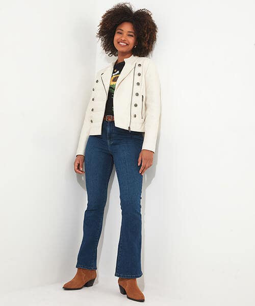 LUXE LEATHER MILITARY JACKET
