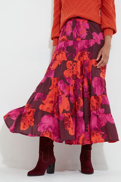 Stunning Florals Skirt