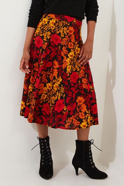 Autumn Florals Skirt