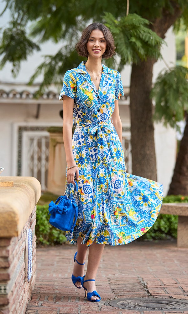 Sicily Dreams Shirt Dress