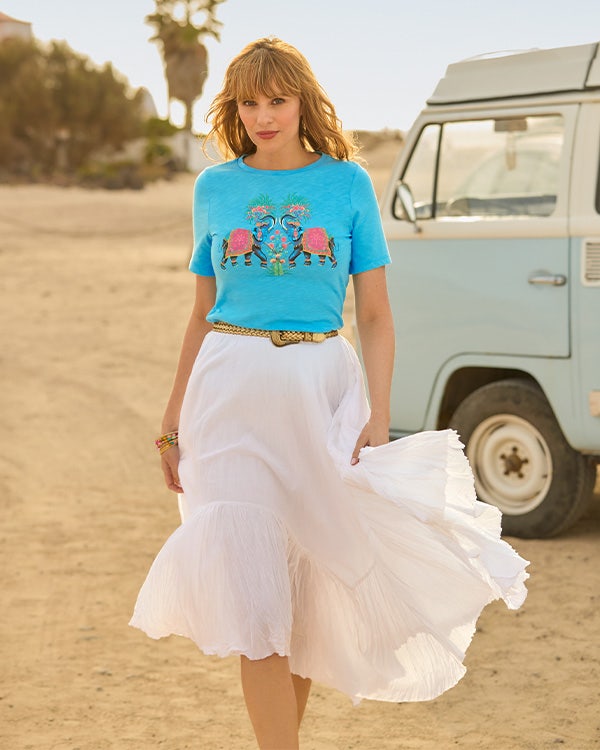Majestic Elephants Graphic Tee