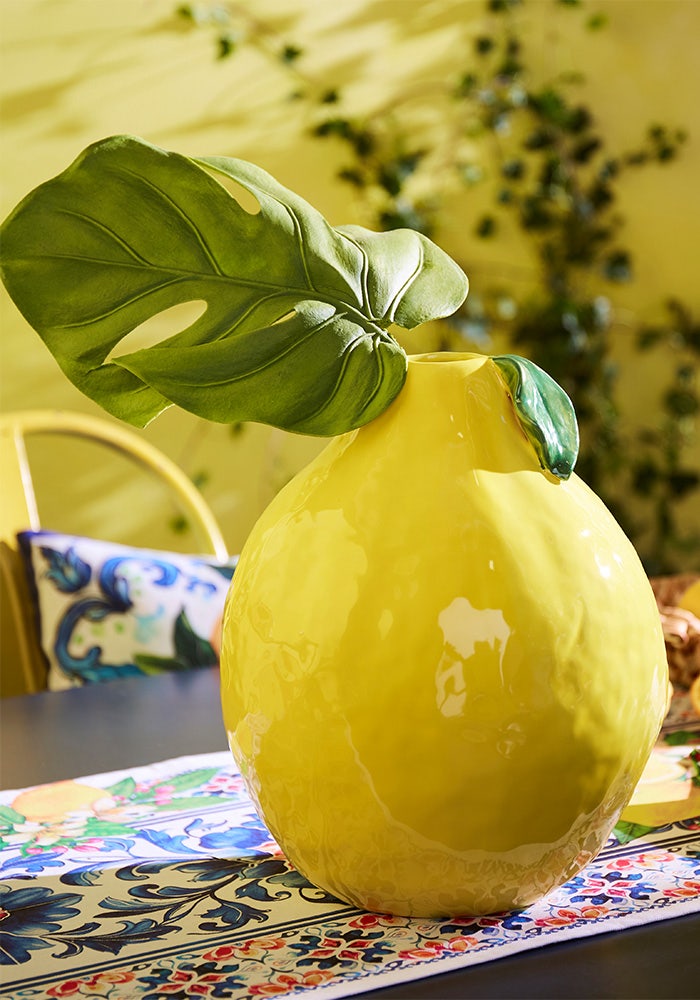 Sicilian Lemon Vase