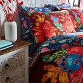 Bright And Bold Floral Bed Set