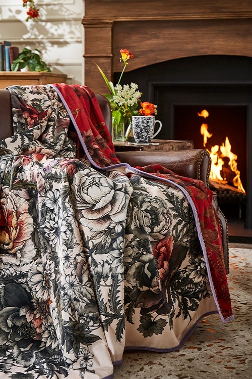 How to style bedding with throws