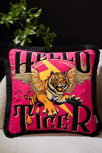 Animal Print Reversible Cushion