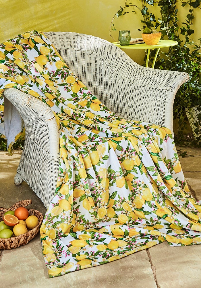 Lemons Fleece Blanket