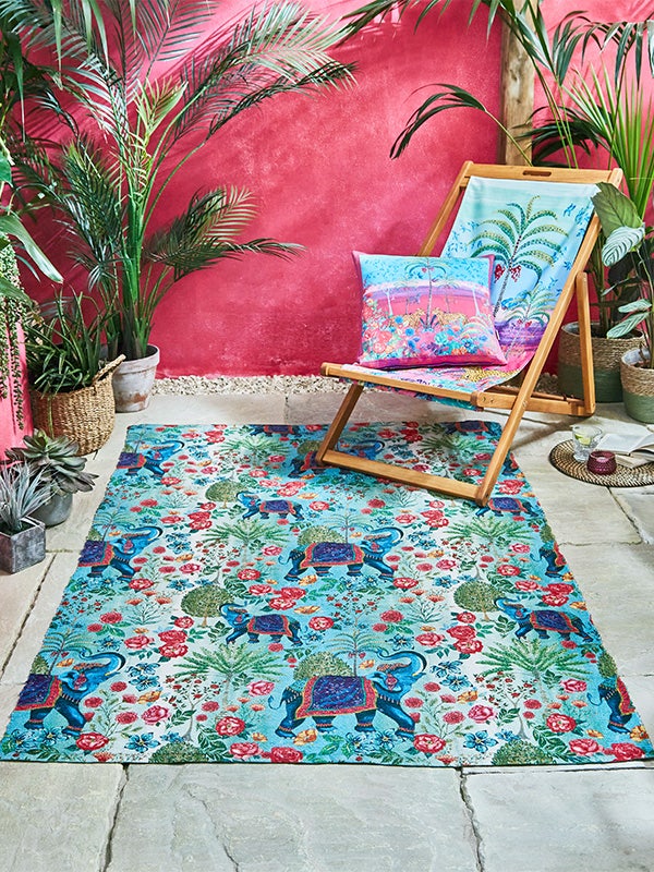 Festival Elephants Garden Deckchair