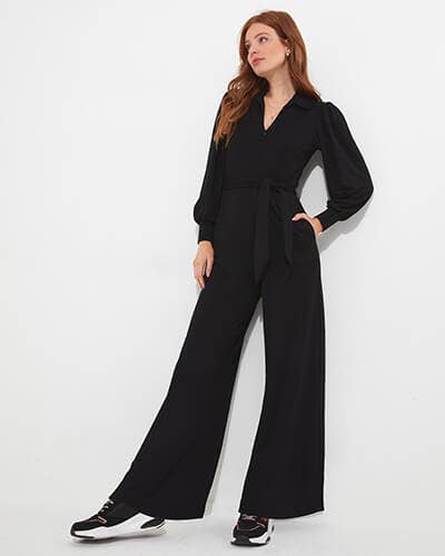 CHARMING ZIPPED JUMPSUIT