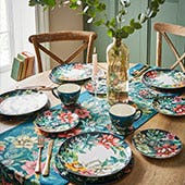 Fabulous Floral Forest Table Runner