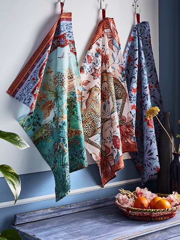 ROAD TO JAIPUR PACK OF 3 TEA TOWELS