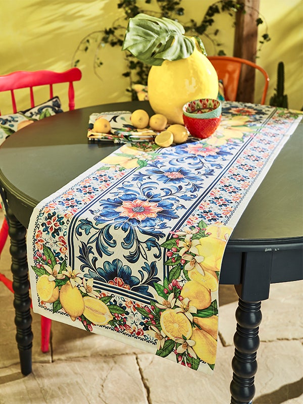 Lovely Lemon Tile Runner