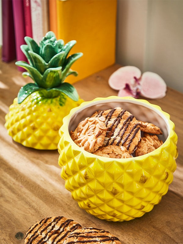Sunny Pineapple Storage Pot