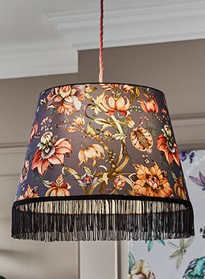 Nouveau Printed Pendant Shade