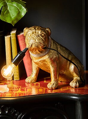 Rebel Dog Lamp