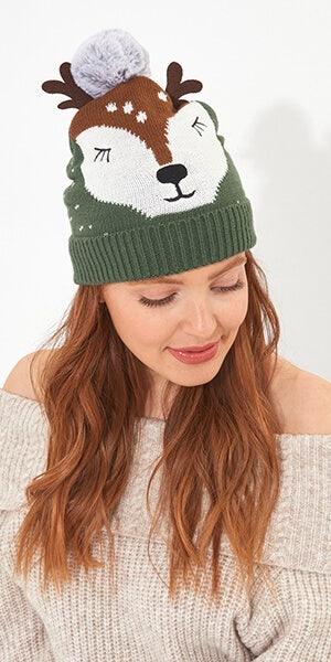 Oh Deer Knitted Hat