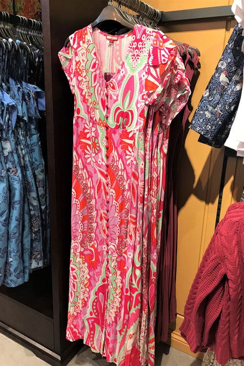 Vivacious Print Dress 