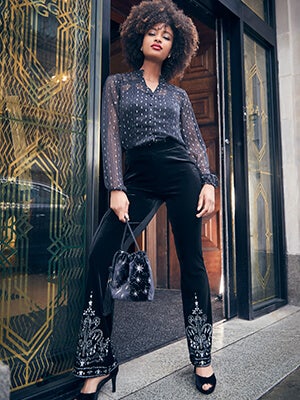 Night Star Velvet Bag