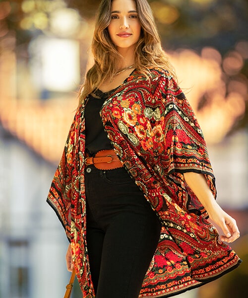 curious carnival kimono