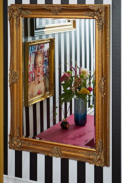 History Clash Gold Baroque Mirror