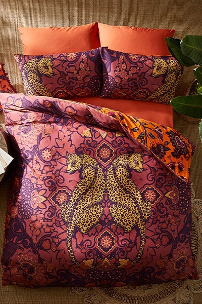 Reflective Leopard Duvet