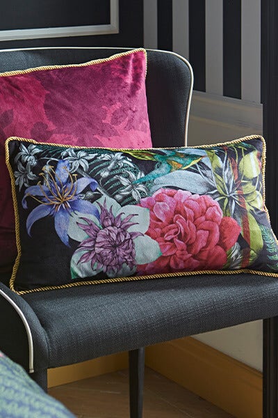 Bold Floral Reversible Cushion