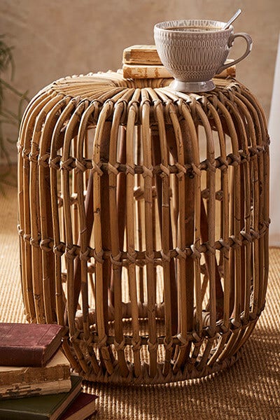 Wicker Side Table